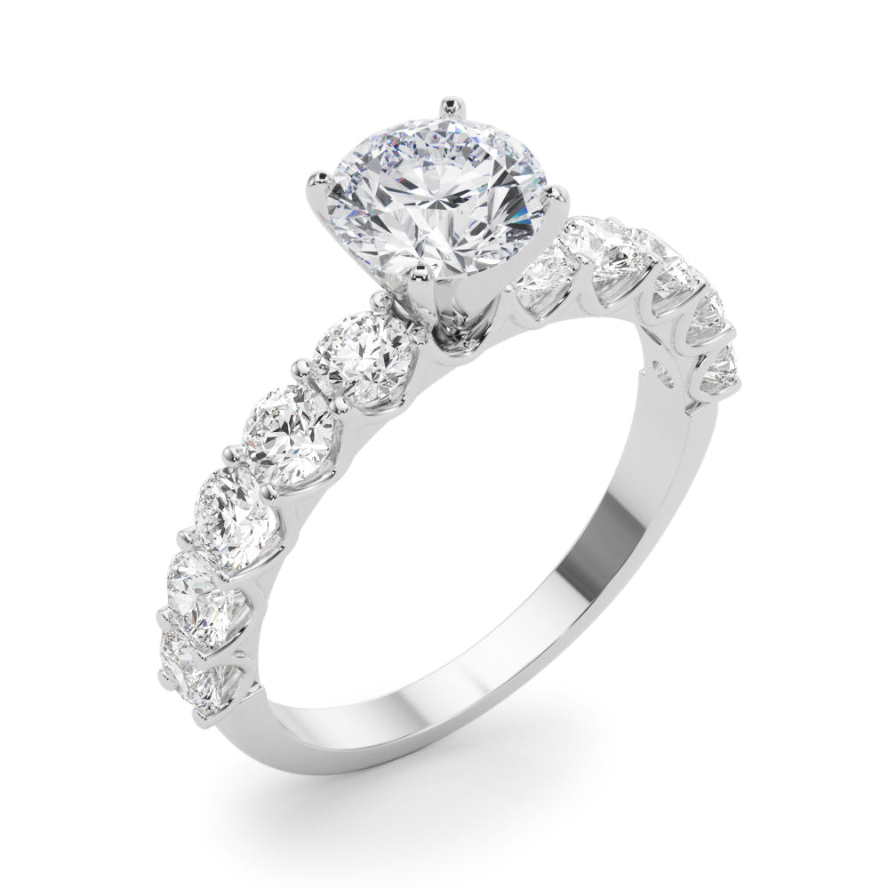 Graduated Diamond Engagement Ring (5/8 ct. tw.)