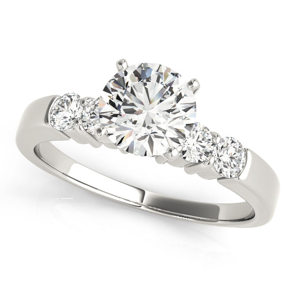 Graduated Diamond Engagement Ring (3/8 ct. tw.)