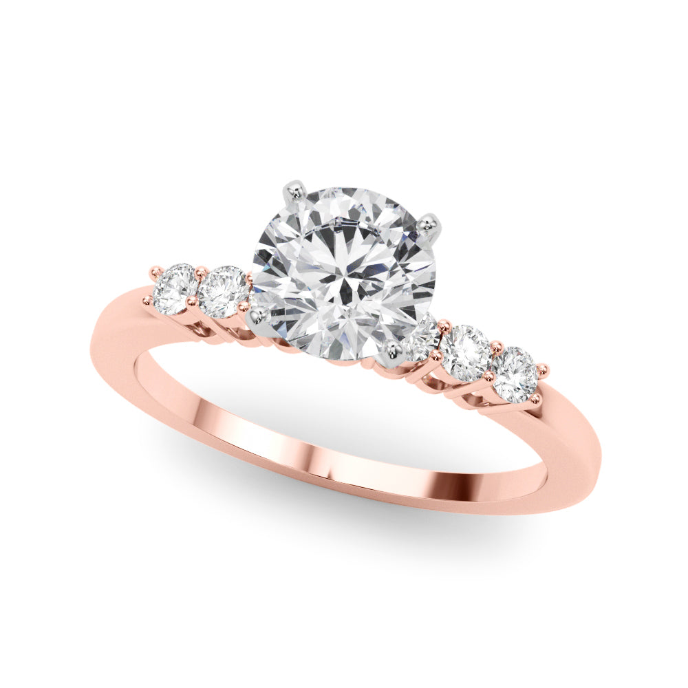 Graduated Diamond Engagement Ring (1/5 ct. tw.)