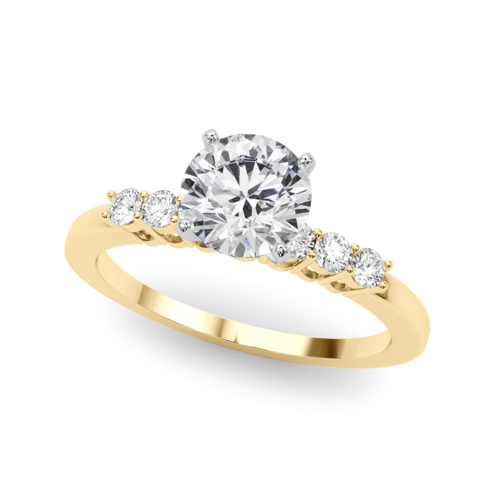 Graduated Diamond Engagement Ring (1/5 ct. tw.)