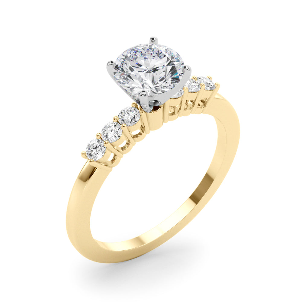 Graduated Diamond Engagement Ring (1/5 ct. tw.)