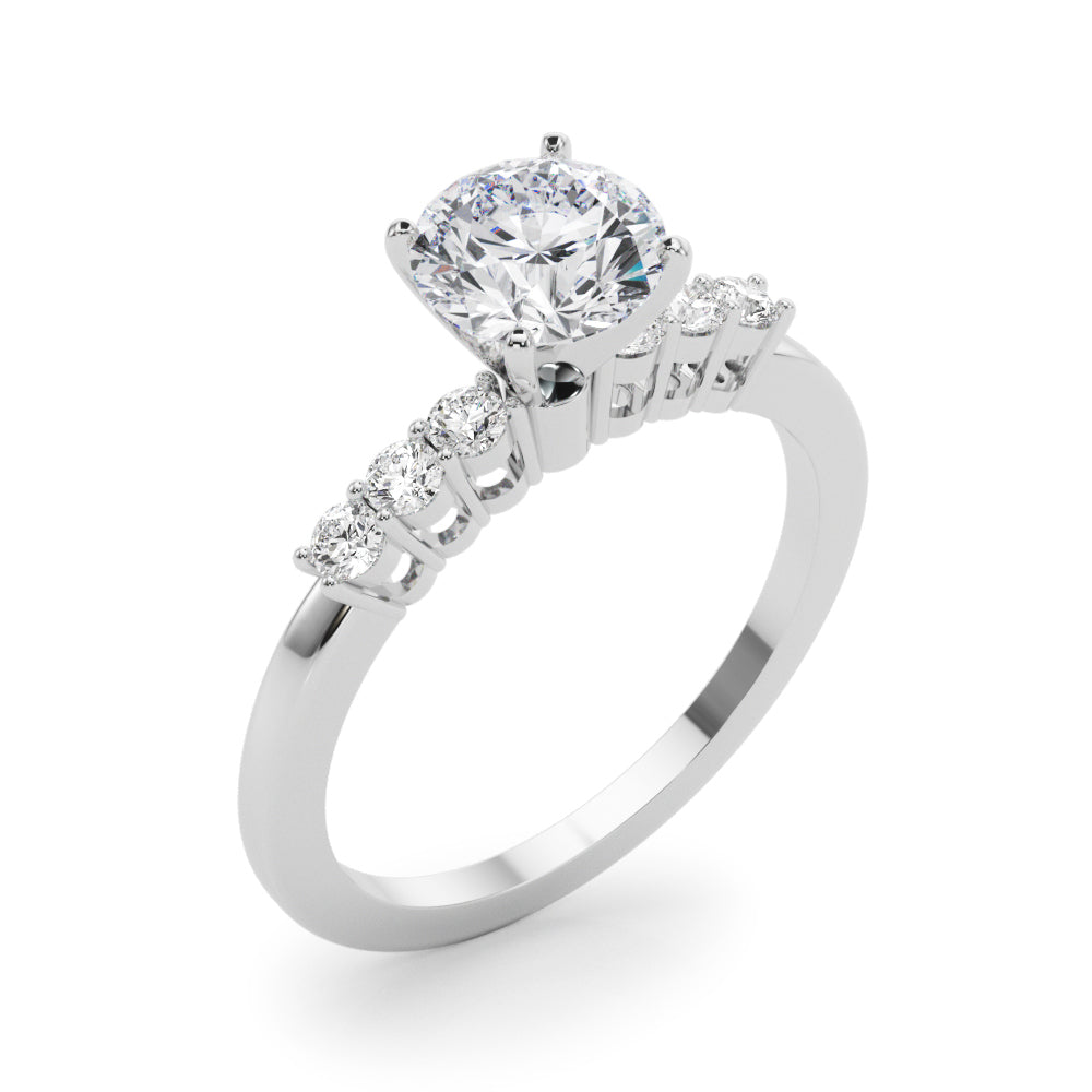 Graduated Diamond Engagement Ring (1/5 ct. tw.)
