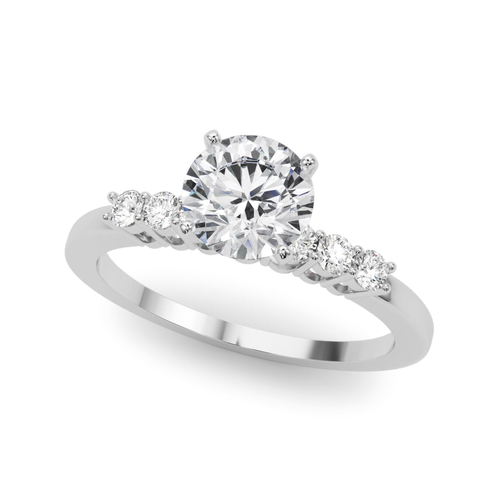 Graduated Diamond Engagement Ring (1/5 ct. tw.)