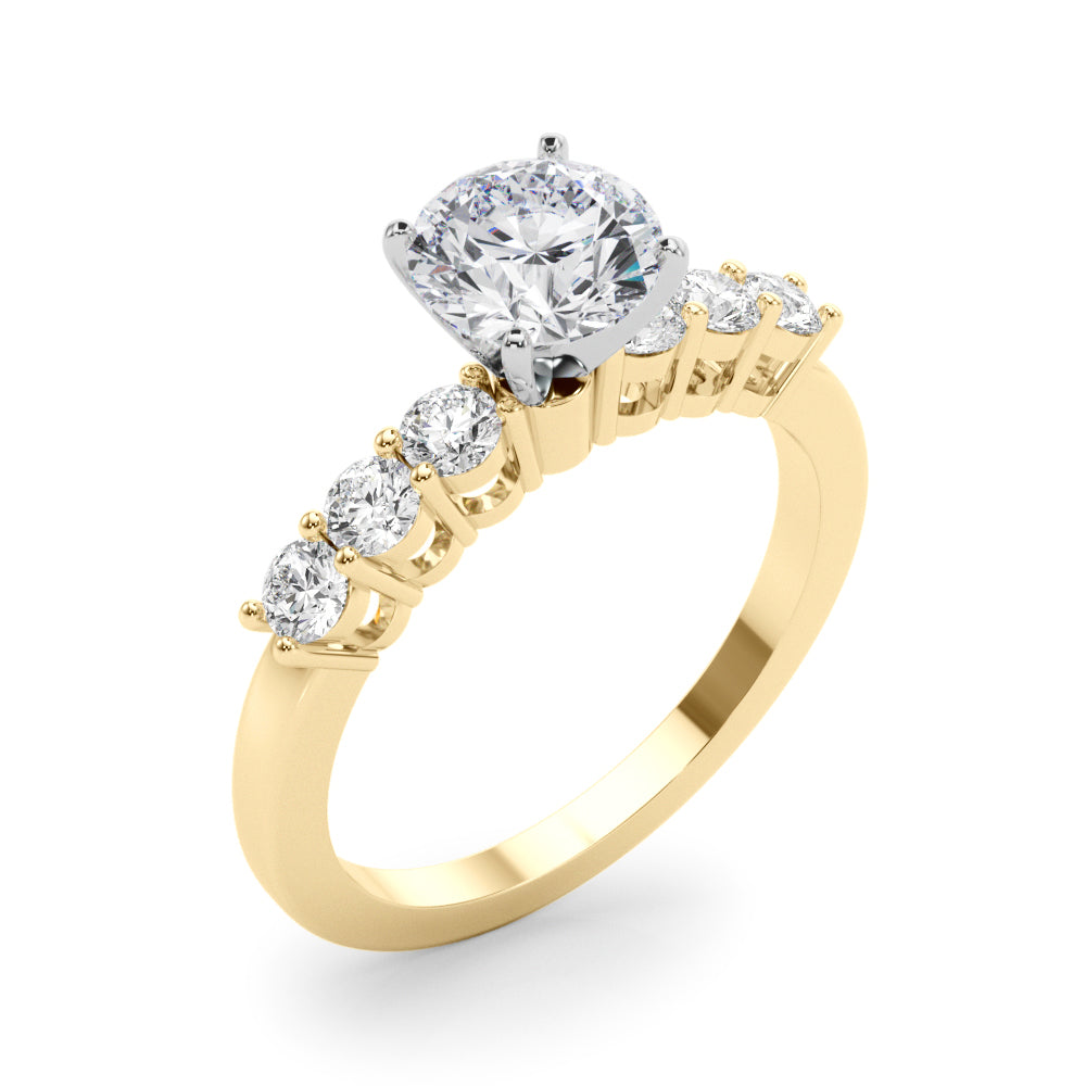 Graduated Diamond Engagement Ring (3/8 ct. tw.)