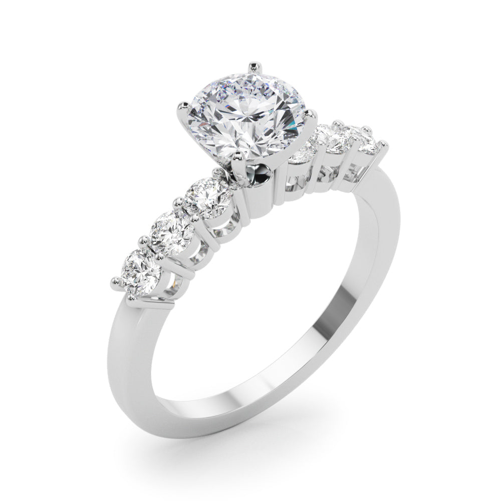 Graduated Diamond Engagement Ring (3/8 ct. tw.)