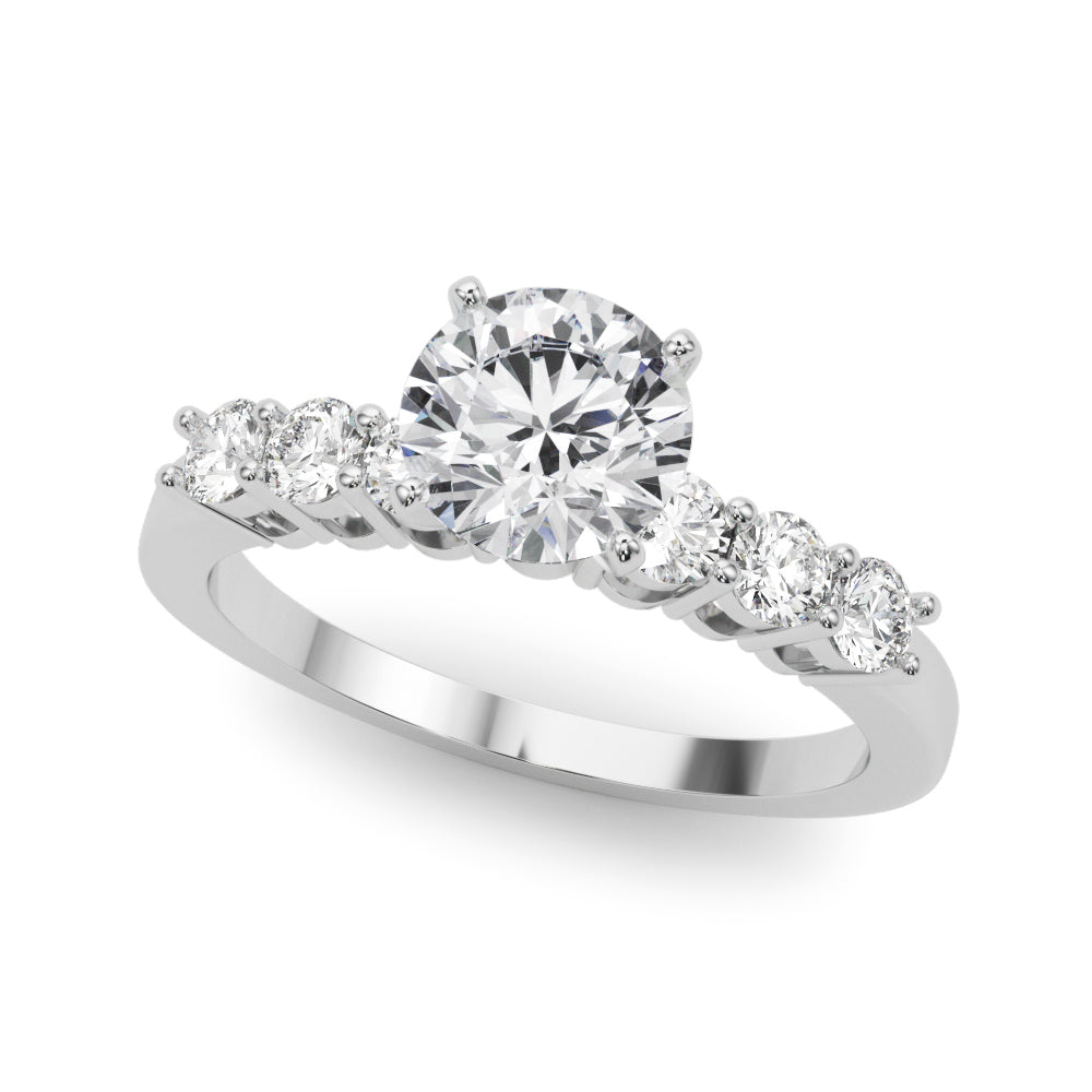 Graduated Diamond Engagement Ring (3/8 ct. tw.)