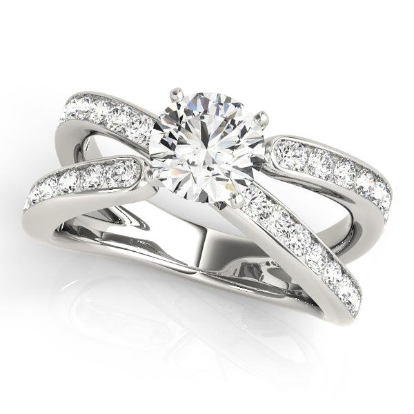Twist Diamond Engagement Ring (7/8 ct. tw.)