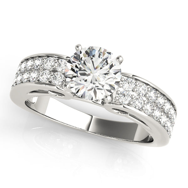Pavé Diamond Engagement Ring (3/8 ct. tw.)
