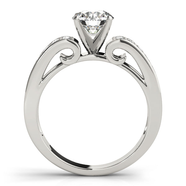 Pavé Diamond Engagement Ring (3/8 ct. tw.)