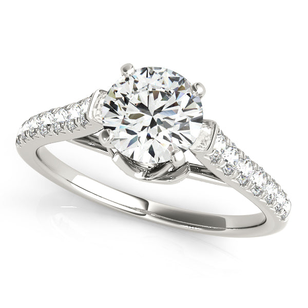 Pavé Diamond Engagement Ring (3/8 ct. tw.)