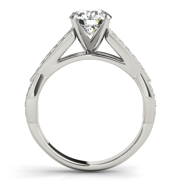 Twist Diamond Split-Shank Engagement Ring (1/3 ct. tw.)