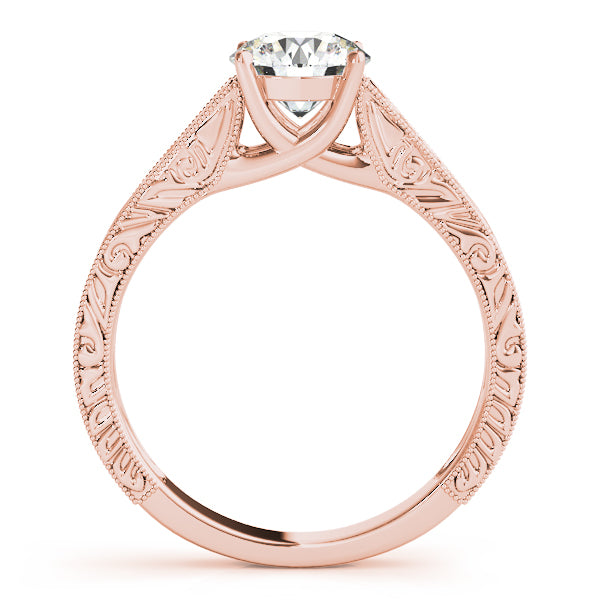 Vintage Engraved Engagement Ring (1 1/2 ct. tw.)