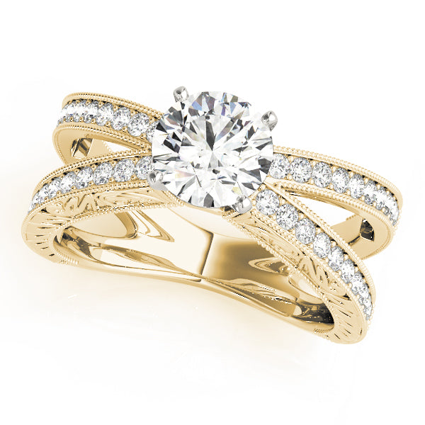 Twist Diamond Engagement Ring (1/3 ct. tw.)