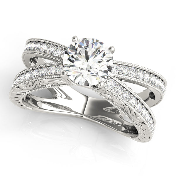 Twist Diamond Engagement Ring (1/3 ct. tw.)