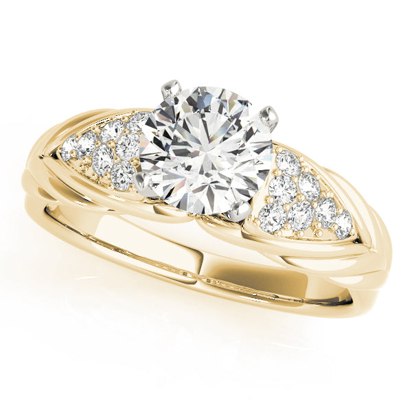 Cluster Pavé Diamond Engagement Ring (1/4 ct. tw.)