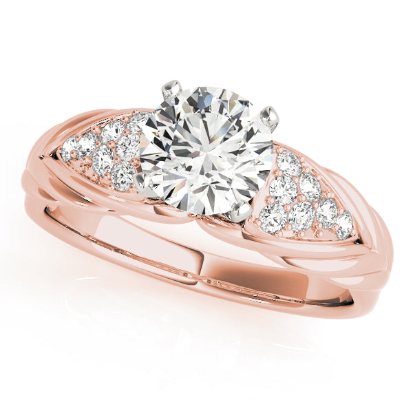 Cluster Pavé Diamond Engagement Ring (1/4 ct. tw.)