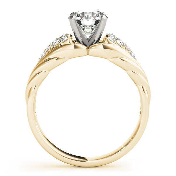 Cluster Pavé Diamond Engagement Ring (1/4 ct. tw.)