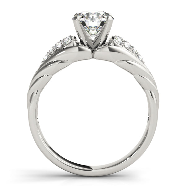 Cluster Pavé Diamond Engagement Ring (1/4 ct. tw.)