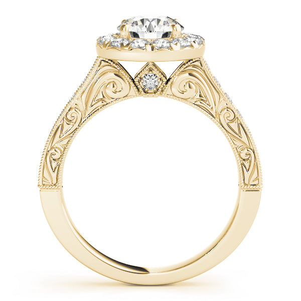 Halo Diamond Engagement Ring (1/2 ct. tw.)