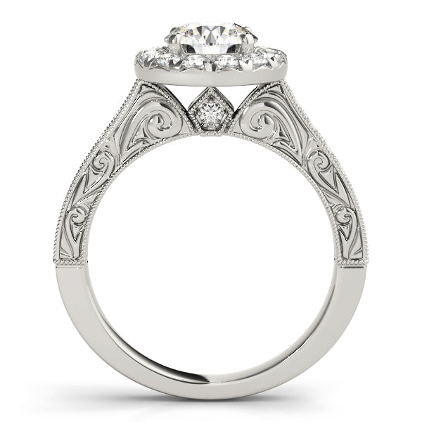Halo Diamond Engagement Ring (1/2 ct. tw.)
