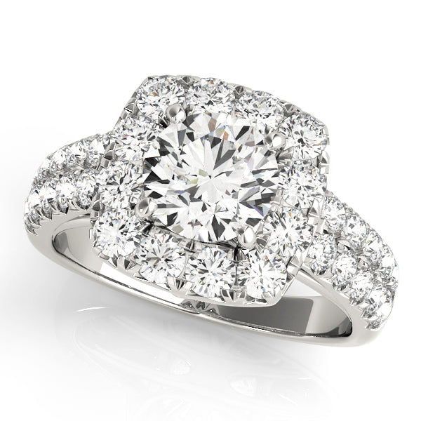 Double Halo Diamond Engagement Ring (1 ct. tw.)