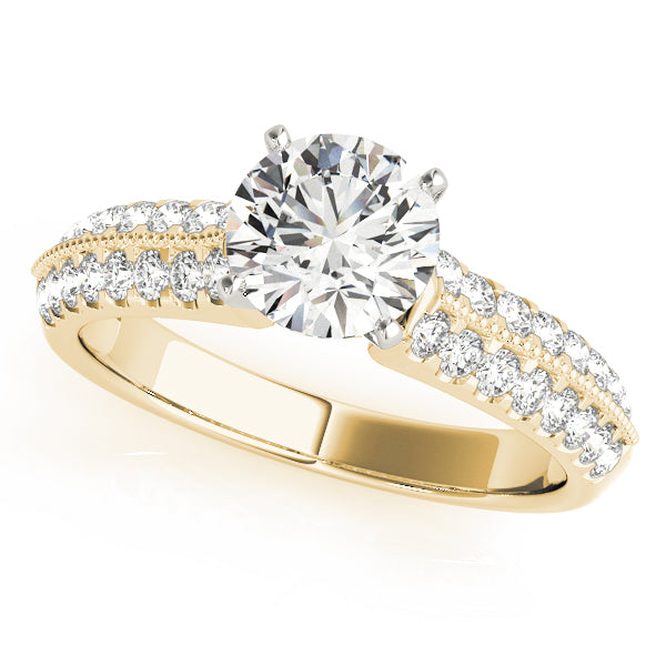 Pavé Diamond Engagement Ring (1/2 ct. tw.)