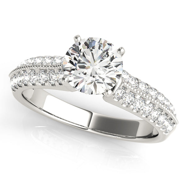 Pavé Diamond Engagement Ring (1/2 ct. tw.)