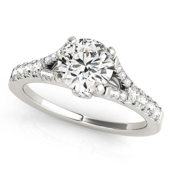 Graduated Channel-Set Diamond Engagement Ring (3/8 ct. tw.)