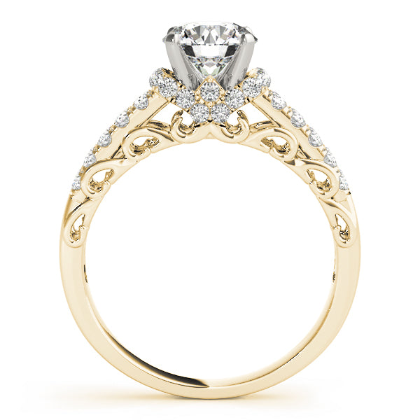 Split Shank Pavé Diamond Engagement Ring (1/3 ct. tw.)