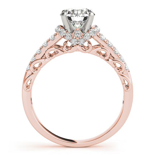 Split Shank Pavé Diamond Engagement Ring (1/3 ct. tw.)