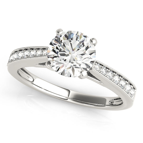 Channel-Set Diamond Engagement Ring (1/6 ct. tw.)