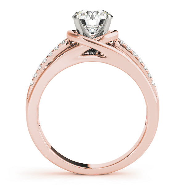 Channel-Set Split Shank Diamond Engagement Ring (1/10 ct. tw.)