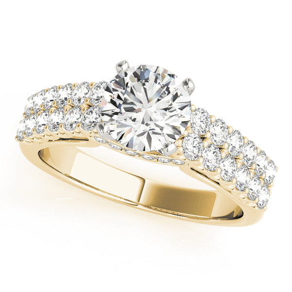 Double Row Pavé Diamond Engagement Ring (1/2 ct. tw.)
