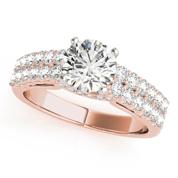 Double Row Pavé Diamond Engagement Ring (1/2 ct. tw.)