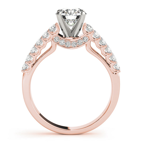 Double Row Pavé Diamond Engagement Ring (1/2 ct. tw.)