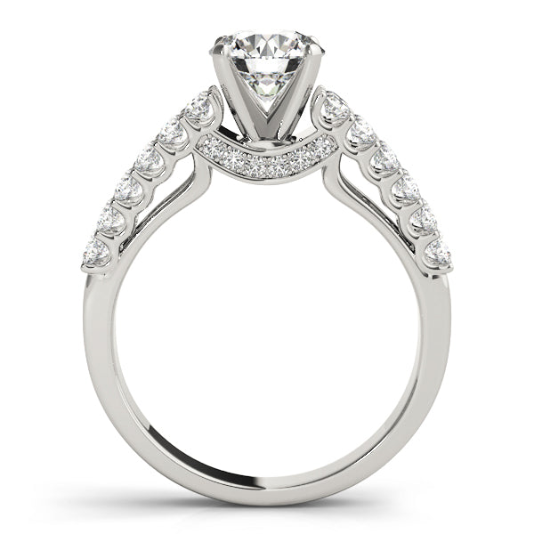 Double Row Pavé Diamond Engagement Ring (1/2 ct. tw.)