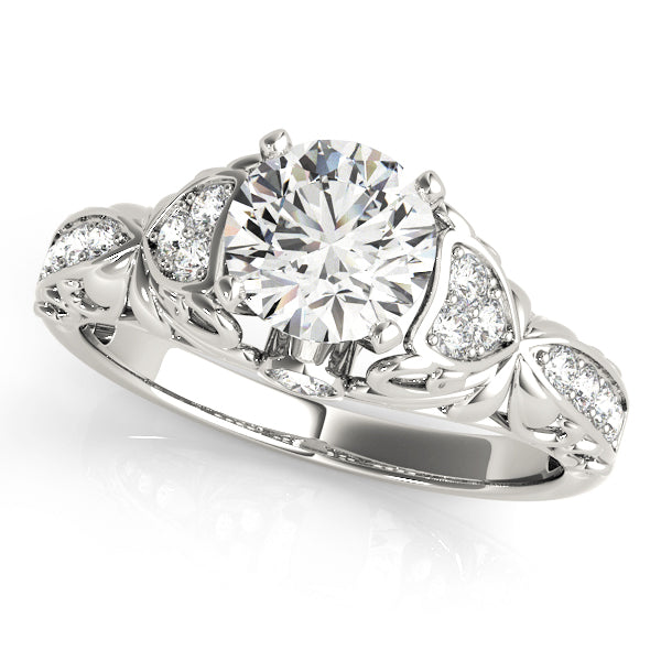 Romantic Pavé Diamond Engagement Ring (1/4 ct. tw.)