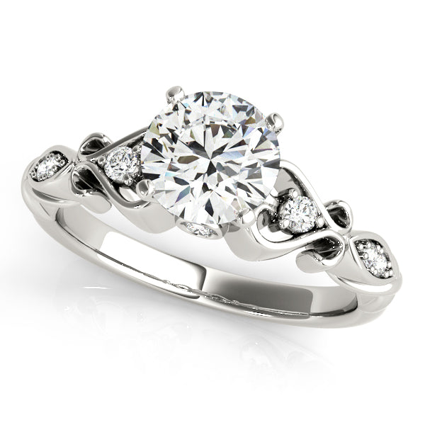 Romantic Selene Diamond Engagement Ring (1/10 ct. tw.)