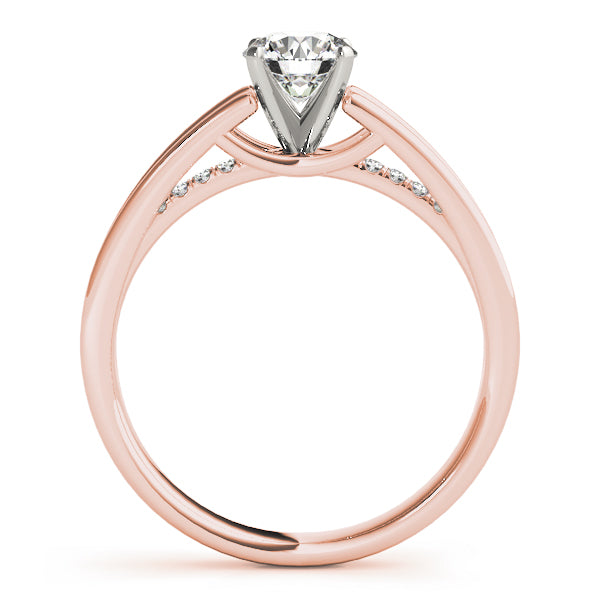 Split Shank Channel-Set Diamond Engagement Ring (1/20 ct. tw.)