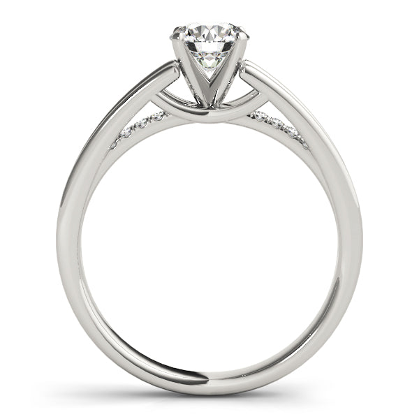 Split Shank Channel-Set Diamond Engagement Ring (1/20 ct. tw.)