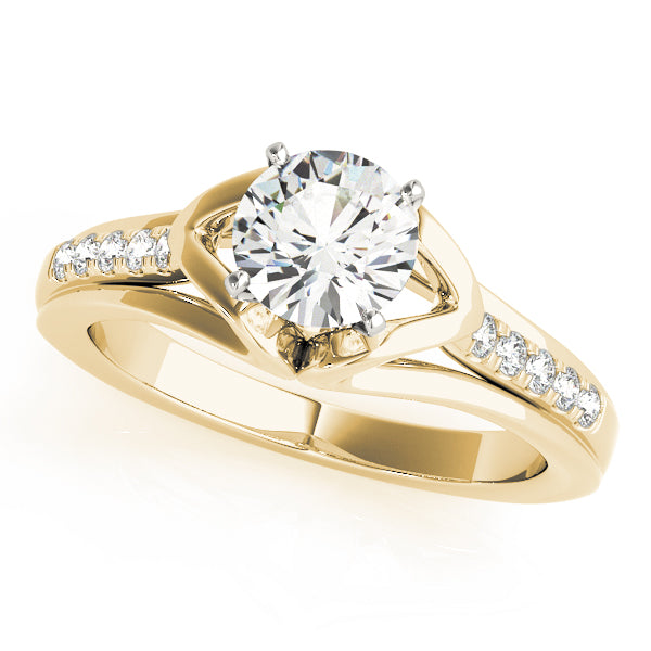 Channel-Set Diamond Engagement Ring (1/15 ct. tw.)