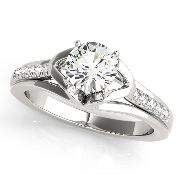 Channel-Set Diamond Engagement Ring (1/15 ct. tw.)