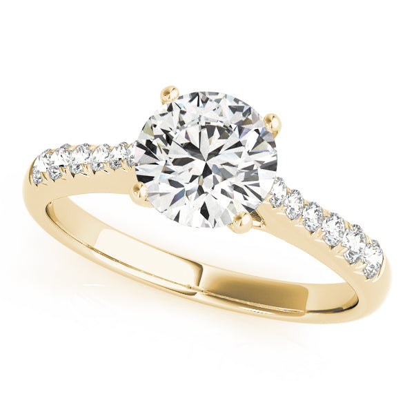 Classic Pavé Diamond Engagement Ring (1/5 ct. tw.)