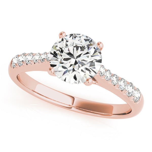 Classic Pavé Diamond Engagement Ring (1/5 ct. tw.)