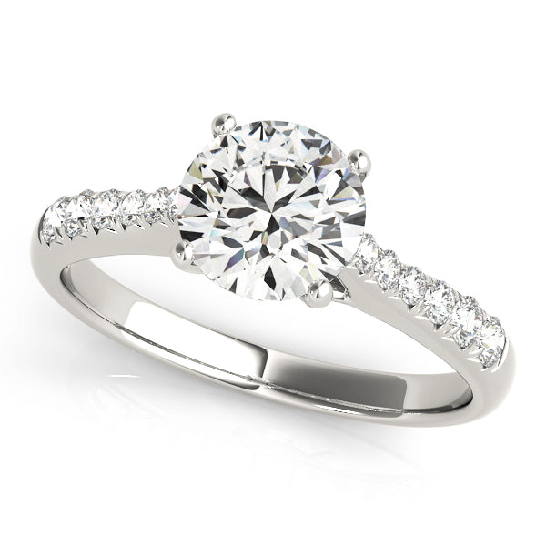 Classic Pavé Diamond Engagement Ring (1/5 ct. tw.)