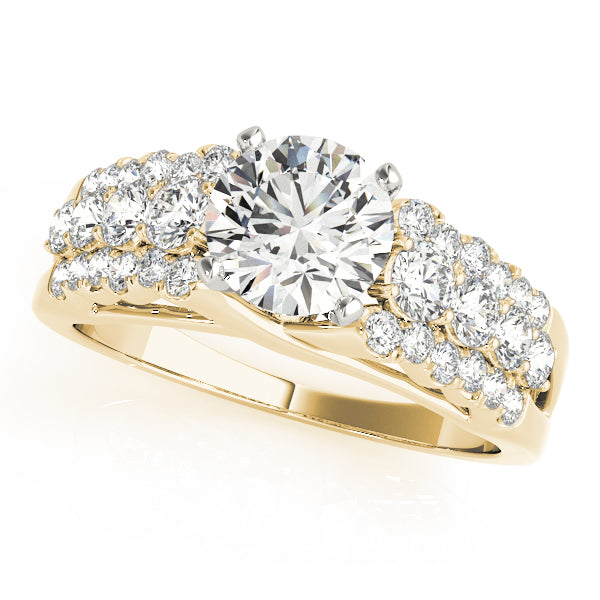 Graduated Split Shank Diamond Engagement Ring (5/8 ct. tw.)