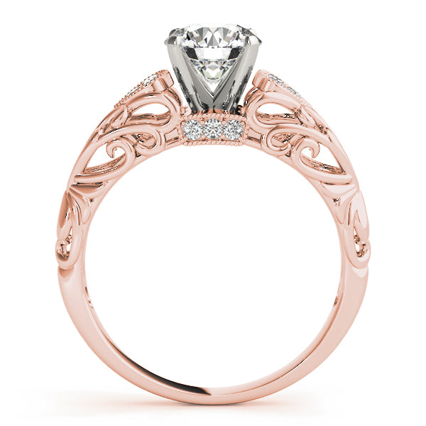 Romantic Pavé Diamond Engagement Ring (1/10 ct. tw.)