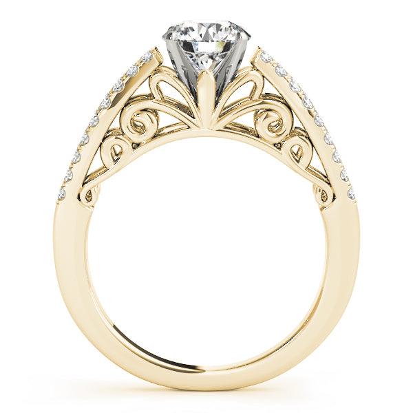 Tessere Split Shank Pavé Diamond Engagement Ring (1/4 ct. tw.)