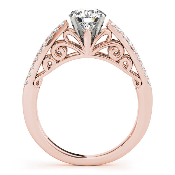Tessere Split Shank Pavé Diamond Engagement Ring (1/4 ct. tw.)