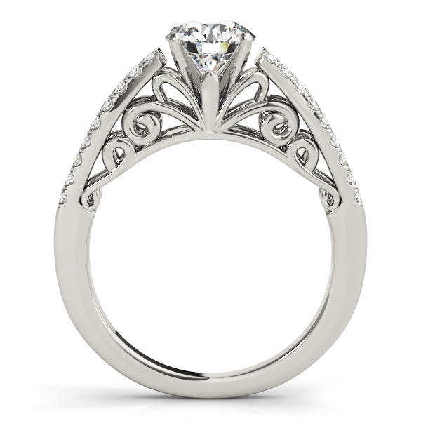 Tessere Split Shank Pavé Diamond Engagement Ring (1/4 ct. tw.)